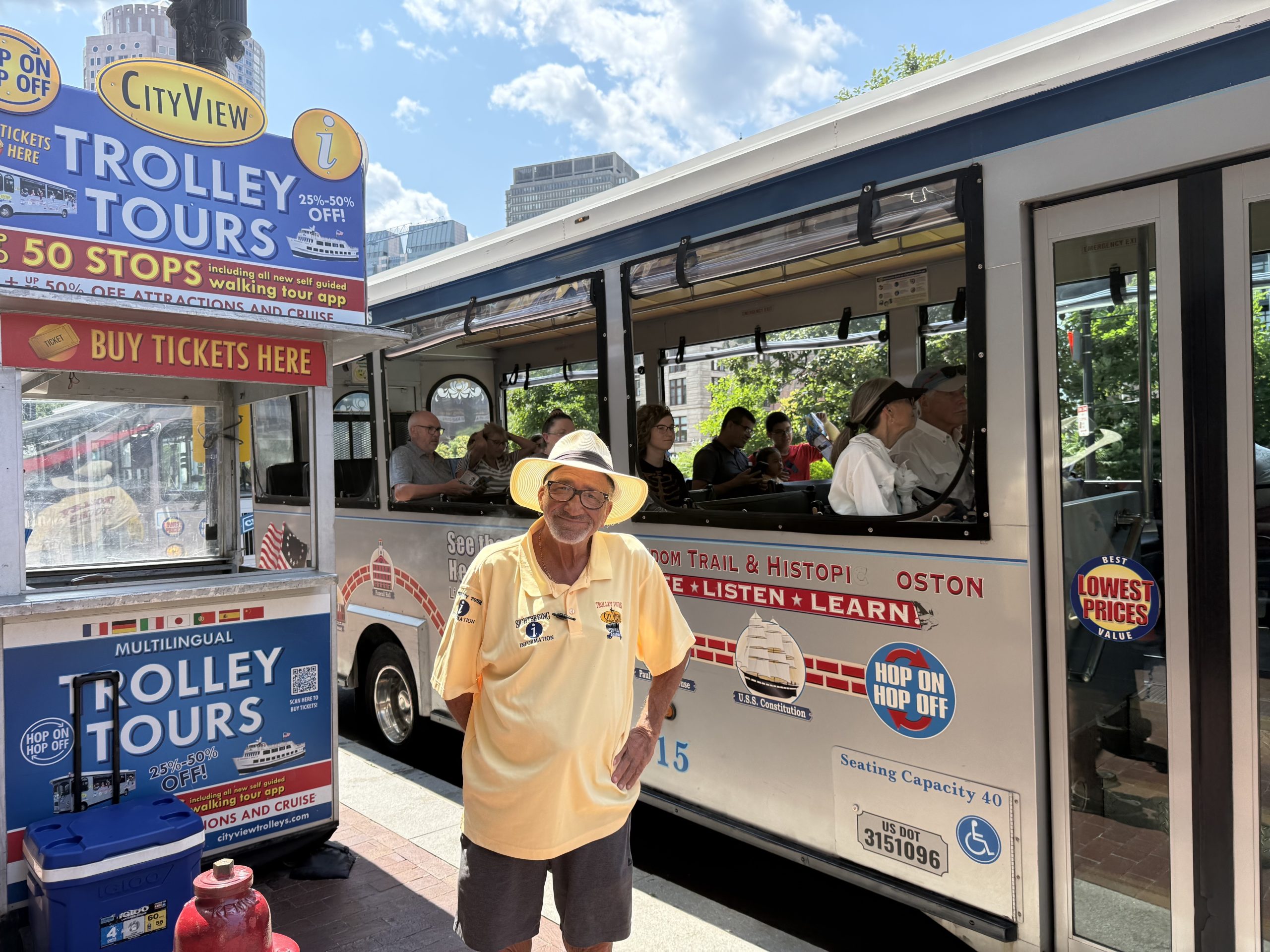 CityView Trolley boarding Stop
