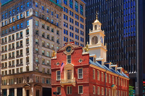 Freedom Trail in Historic Boston